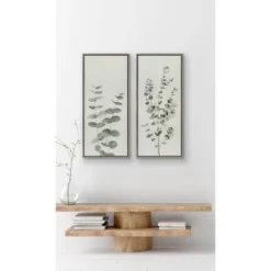 18" X 40" Sylvie Eucalyptus Botanical I By The Creative Bunch Studio Framed Wall Canvas Gray - Kate & Laurel All Things Decor 8 18" X 40" Sylvie Eucalyptus Botanical I By The Creative Bunch Studio Framed Wall Canvas Gray - Kate & Laurel All Things Decor -Adesso Store GUEST fb308d3f af7d 45a1 b66a f903f3013cdb