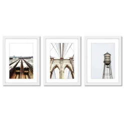 Americanflat American Dreaming By Tanya Shumkina - 3 Piece Gallery Framed Print Art Set -Adesso Store GUEST fbd89f2e 6cf8 4169 b0b4 526a549b4e8b
