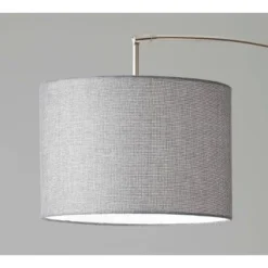 3-Arm Bowery Arc Lamp Brushed Steel - Adesso -Adesso Store GUEST fc675fd2 8b0d 4013 a215 90a208319c78