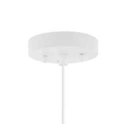 17.5" 1-Light Leo Farmhouse Coastal Rattan LED Pendant Brown - JONATHAN Y -Adesso Store GUEST fc870c98 d468 48b6 982f a7a5d8262c99