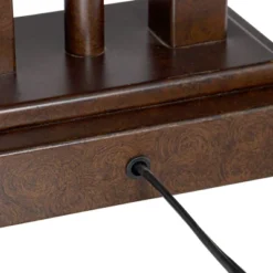 Possini Euro Design Possini Euro Deacon Bronze Gooseneck Lamps With USB And Outlet Set Of 2 -Adesso Store GUEST fcd1b0d9 a305 4267 a4f9 4bc9ccc87eab