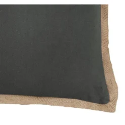 22"x22" Oversized Solid Square Throw Pillow Cover Tan/Charcoal Gray - Rizzy Home -Adesso Store GUEST fed56502 426e 41b9 af5e 8e3fb1f48e12