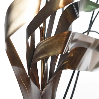 Wind In Marsh Polished Metal Wall Decor Gold - StyleCraft 4 Wind In Marsh Polished Metal Wall Decor Gold - StyleCraft - Image 4